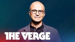 Satya Nadella Microsofts new CEO  The Verge Live [upl. by Salohcin]