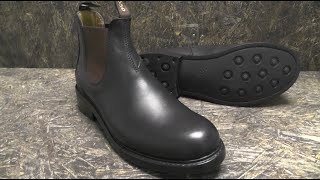 BlundStone 550 customized Chelsea boots repair and resole hand welted storm welt [upl. by Blus]