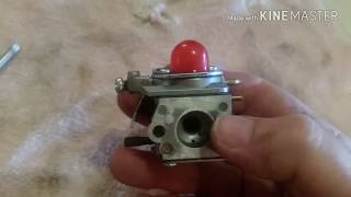 How to rebuild Zama small engine carburetor [upl. by Namrac]