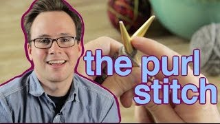 How To Purl Knit Learning The Knitting Basics [upl. by Nalod466]