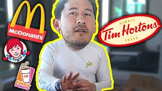 TIM HORTONS vs EVERY AMERICAN FAST FOOD [upl. by Sonja]