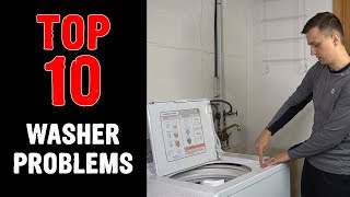 10 Most Common Problems With Laundry Washing Machines [upl. by Goldsworthy]