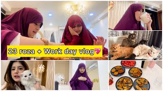 23 roza  Work day vlog💖 [upl. by Eatnad561]