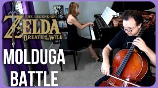 Zelda Breath of the Wild  Molduga Battle Theme Piano and Cello cover feat jeremycrosmer [upl. by Itirahc92]