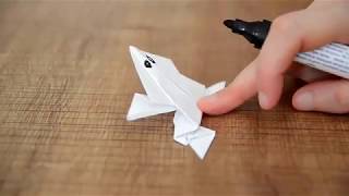 Kağıttan Zıplayan Kurbağa Yapımı Anlatımlı Origami A4 Kağıdı ile [upl. by Giles]