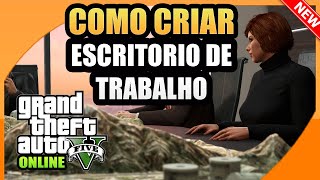 🏍️ Como Criar Escritorio e Empresa de Trabalho no GTA 5 Online Tutorial 2024 [upl. by Lissy]