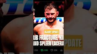 Jon Jones spinning kick badly injures Stipe Miocic🤕 Health Update [upl. by Ailama]