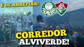 CORREDOR ALVIVERDE  PALMEIRAS X FLUMINENSE VALE TÃTULO [upl. by Skardol423]