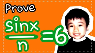 【limit sinxn  6】 Proved by Asian Child Genius（Tricky Mathematics False Proof／Mathematical Fallacy） [upl. by Durrej634]