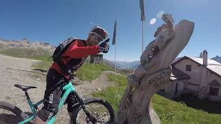 Corviglia Flowtrail St Moritz Full Run POV [upl. by Nivrae516]