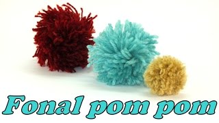 Fonal pom pom készítése háromféleképpen [upl. by Kelsey629]