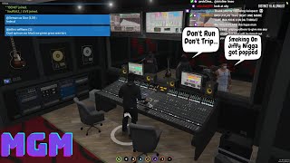 MGM amp Cblu Goes to the Studio And Drops A EOS Disstrack [upl. by Neirol]