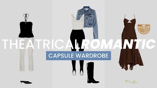 69 THEATRICAL ROMANTIC OUTFIT IDEAS  Casual Capsule Wardrobe for the Theatrical Romantic Kibbe Type [upl. by Gayler]