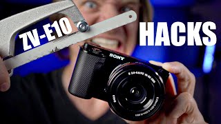 SONY ZVE10 Hacks and Tips [upl. by Iuqcaj]