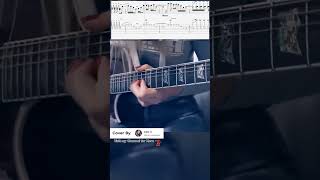 Disturbed  Stricken  Solo 🎸 Guitar Cover amp Tabs [upl. by Ytisahc]