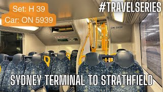 Sydney Trains Vlogs Travel Series 36 Sydney Terminal to Strathfield [upl. by Ahslek336]