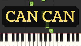 Can Can  Super Easy Piano Tutorial [upl. by Aicinet491]