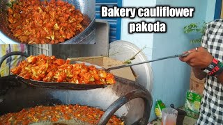 Cauliflower pakoda  Bakery episode 4  manappen samayal [upl. by Christie]