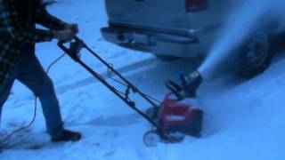 toro 1800 power curve electric snow blower [upl. by Asiar]