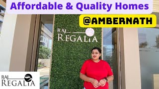 Call 8055855866  RAJ REGALIA  Ambernath East  A Modern Complex [upl. by Ernestus]