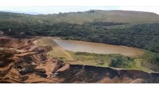 Brumadinho Brasil Dam Collapse  During and after collapse footages [upl. by Miza]