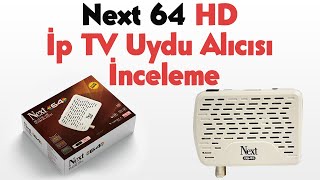 Next 64 HD İp TV Mini Uydu Alıcısı İnceleme [upl. by Ecylahs509]