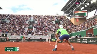 Hubert Hurkacz vs Grigor Dimitrov French Open 2024  Tennis Highlights 🔴 [upl. by Kcirrek]