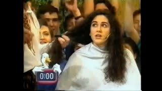 Long to short haircut on quotEl Gran Juego de la Ocaquot TV show November 1993 HD remaster and edit [upl. by Akeret38]