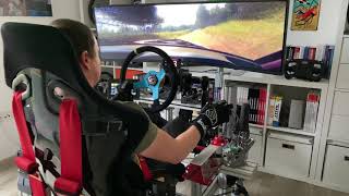 WORLD RECORD  Dirt Rally 20  Ford Escort  ZAGORZE  Highend Simracing Motion Simulator SFX100 [upl. by Ettegdirb841]