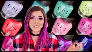 OPI Spring 2019 Tokyo Nail Polish Collection Swatches  KELLI MARISSA [upl. by Sofko553]