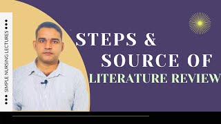 Steps and sources of literature review simple and easy explanation [upl. by Macy]