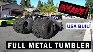 FULL METAL Batman Tumbler Tribute Part 1 American Made BATMOBILE [upl. by Norre66]