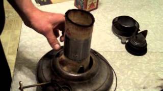 Perfection kerosene heater how to replace the wick [upl. by Mintun]