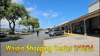 4K Waipio Shopping Center on 91924 in Waipahu Oahu Hawaii [upl. by Marigolda]