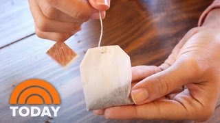 How To Fix A Broken Nail With A Tea Bag  TODAY [upl. by Strepphon850]