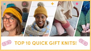 Top 10 Knitted Gift Ideas for 2021  Knit gift patterns [upl. by Mcguire561]