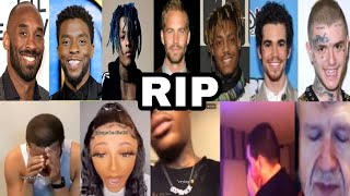 Live reactions to celebrity deaths [upl. by Tirb]