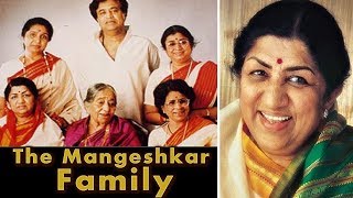 The Mangeshkar Family Of Bollywood  Lata Mangeshkar Asha Bhosle Usha Mangeshkar [upl. by Asilanom]