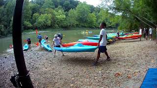 Loveland Frogman Triathlon Race  Solo Kayaks  Little Miami River [upl. by Marciano169]