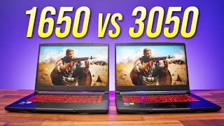 GTX 1650 vs RTX 3050  DON’T Buy a 1650 Gaming Laptop [upl. by Onairpic]