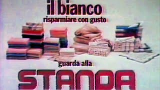 Spot  STANDA Sconti FIERA del BIANCO  gennaio 1980 [upl. by Smitt]