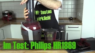 Philips HR186901 im Entsafter Test [upl. by Nhabois]