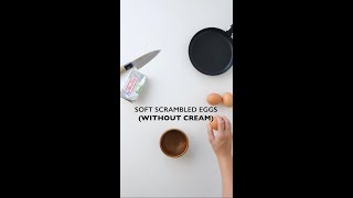 2 Ingredients Soft Scrambled Eggs in 2 Minutes shortscooking shorts [upl. by Dnaletak]