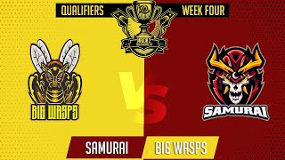 The Big Wasps vs Samurai  Major 2 Qualifiers  Week 4 [upl. by Eseekram]