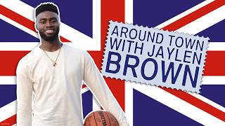 NBA GLOBAL GAMES LONDON 2018  Around town with Jaylen Brown  NBA star [upl. by Ainegul339]