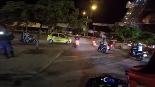 Kawasaki Ninja 400 vs Yamaha MT07 vs ER6n Drag race [upl. by Elleval755]