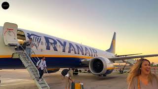 Window Seat Views  Eindhoven to Marrakech with Ryanair  Boeing 737 MAX [upl. by Eyllib]