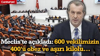 MHPli Saffet Sancaklı Mecliste açıkladı 600 milletvekilimizin 400ü obez ve aşırı kilolu [upl. by Ejrog]