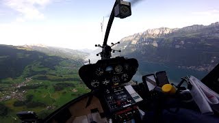 Cockpit View Robinson R44 Raven II [upl. by Alih]