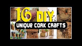 16 DIY Unique Cork Crafts [upl. by Ibby]